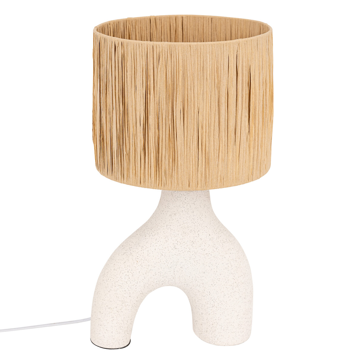 Table lamp "Tania" Ceramic, White, H.47 cm