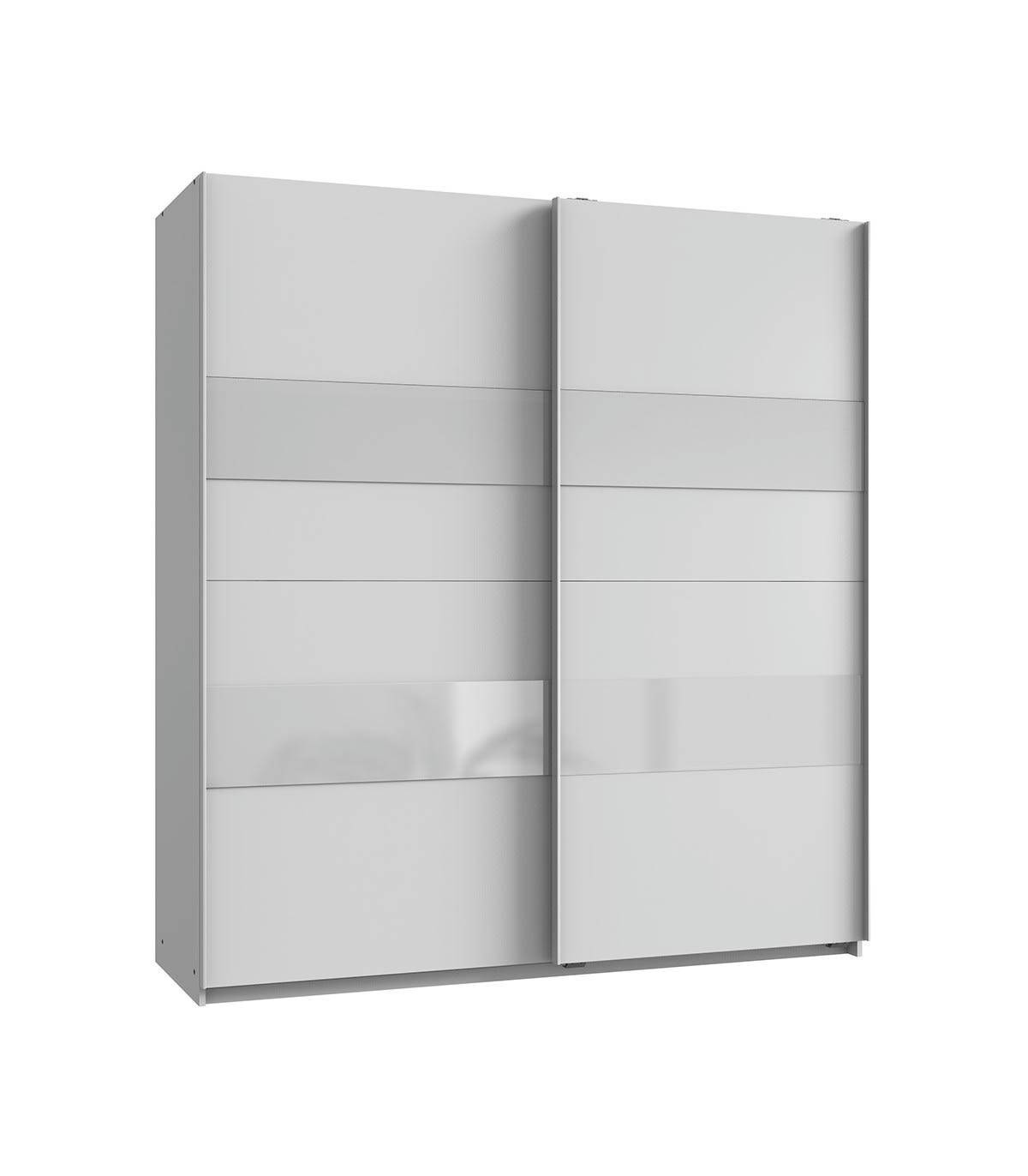 - Armoire 2 portes coulissantes avec insert - L180 cm
