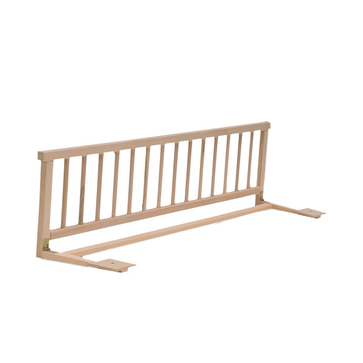 - - Barrière de lit pliante 35x120 naturel