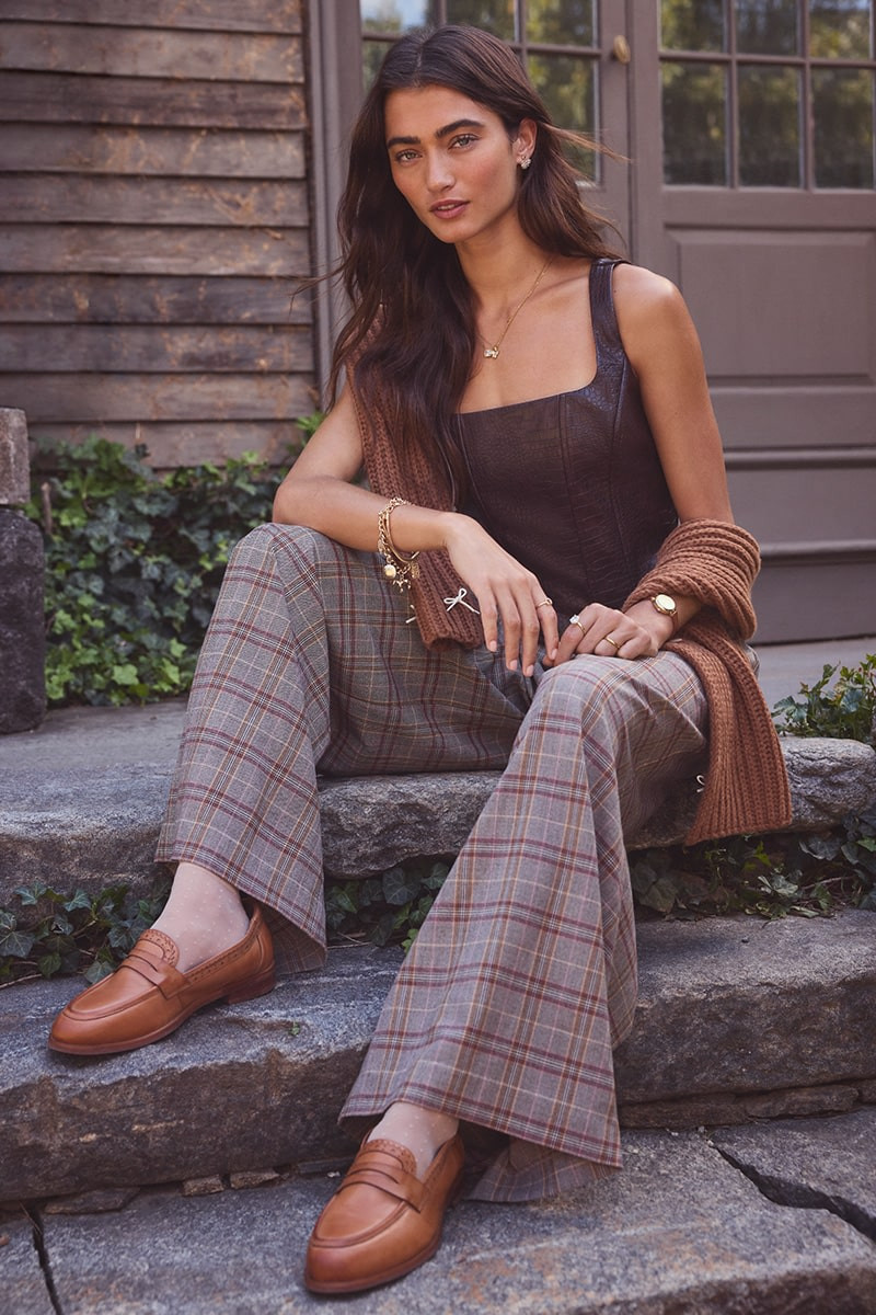 Taylor Plaid Trouser Pant