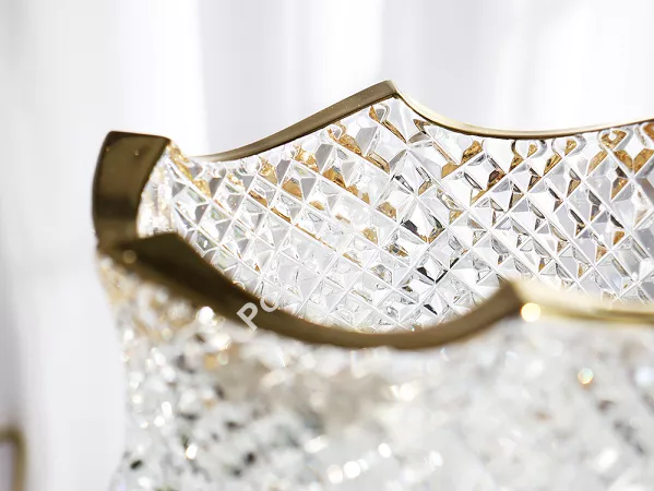 Wazon 30 cm Bohemia - FLAMENCO PYRAMID & GOLD 4SB.FLAPG.887414