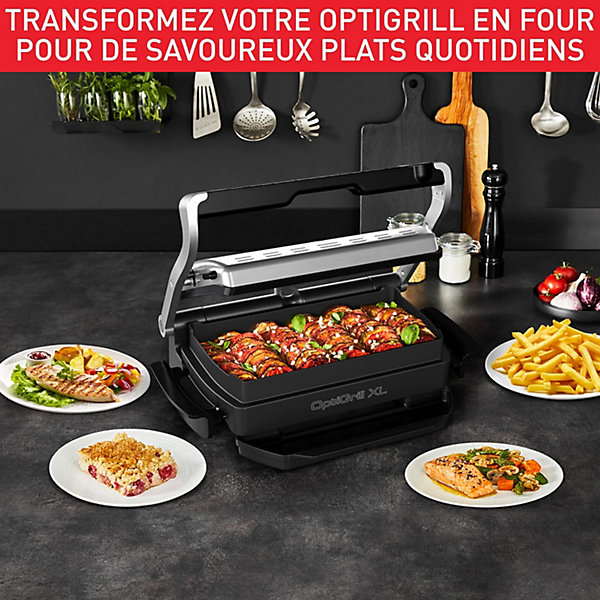 OptiGrill  XL Silver 2000W 9 Programmes