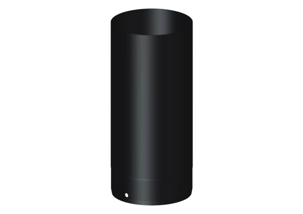 SKORSTEINSRØR DINAK Ø130 200MM SVART