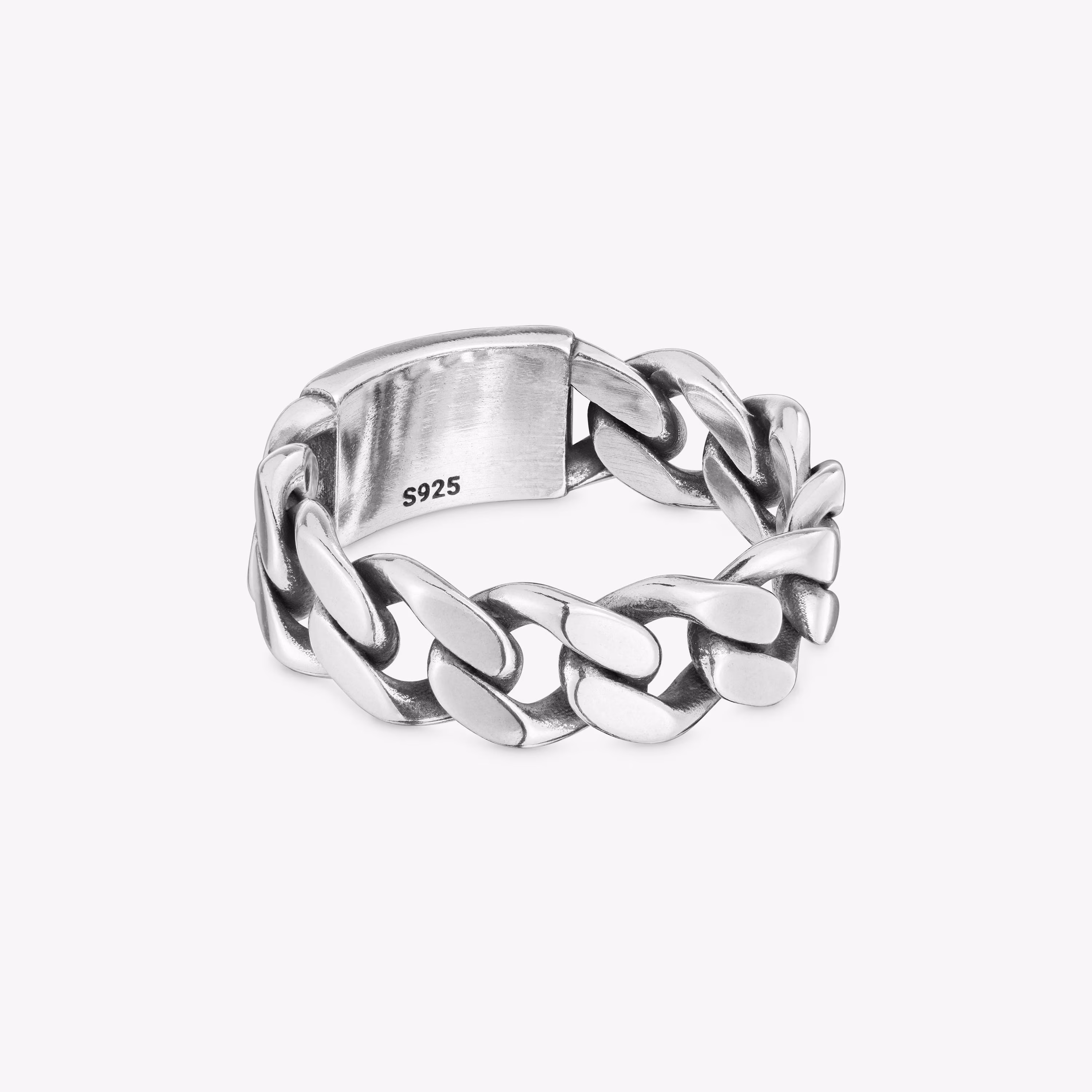 Anillo cadena de plata 7 mm TOUS Man