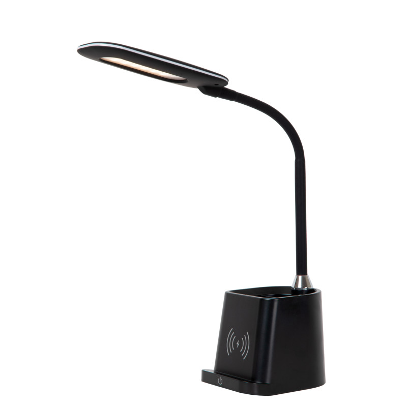 Lampe de bureau LED Penny noire 4,7 W LUCIDE