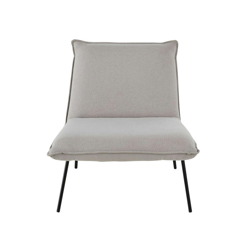 Sam - Fauteuil gris clair