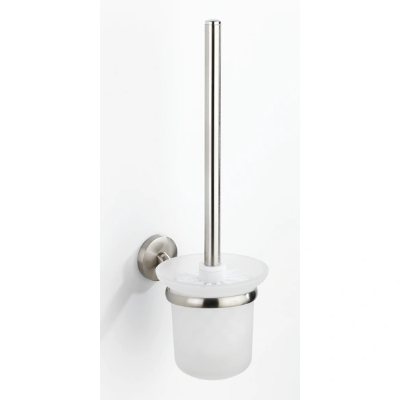 WC-Garnitur »Cuba matt«, Metall, silberfarben