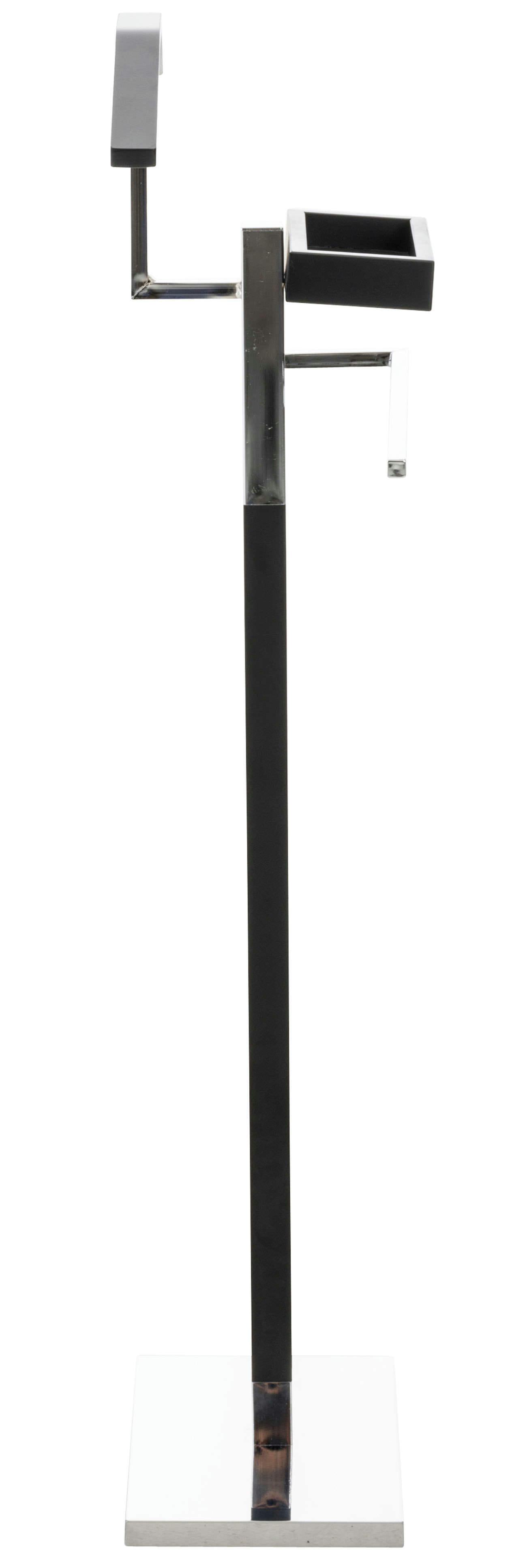 BRAY - Valet de chambre avec cintre en métal Noir