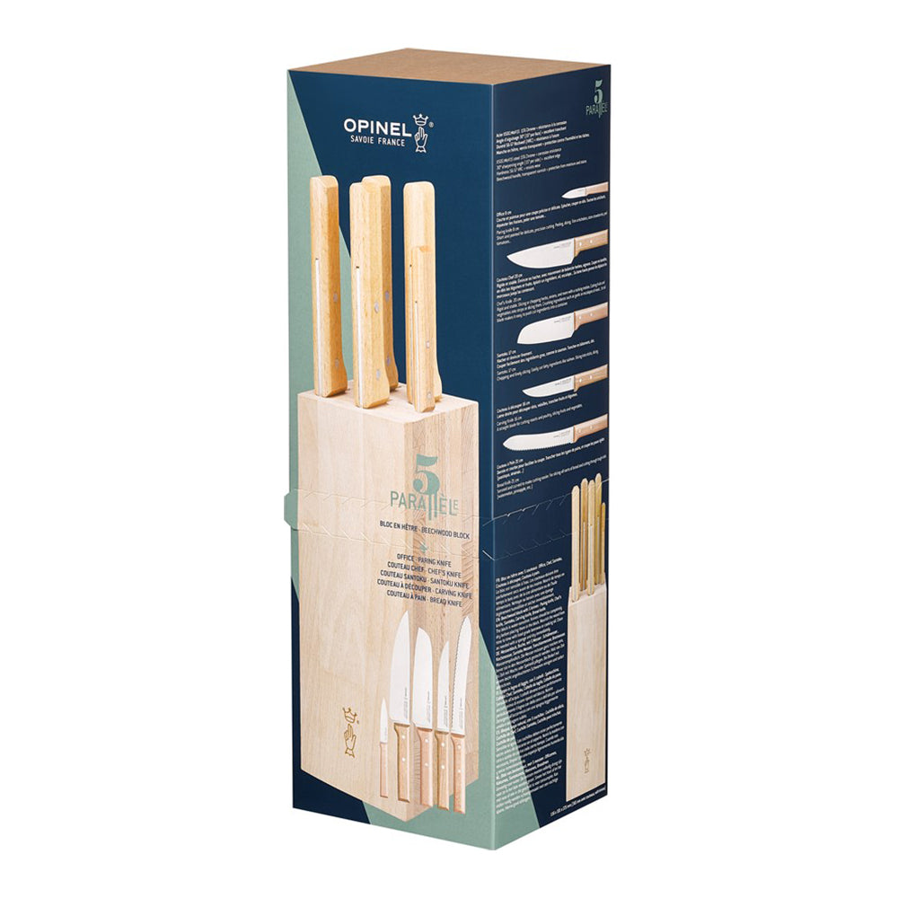 Opinel Parallèle Messenblok 5-delig - Brood