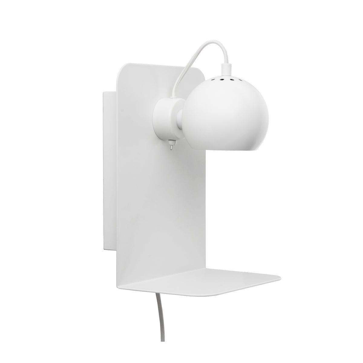 Frandsen wandlamp Ball - wit - 18x22x30cm