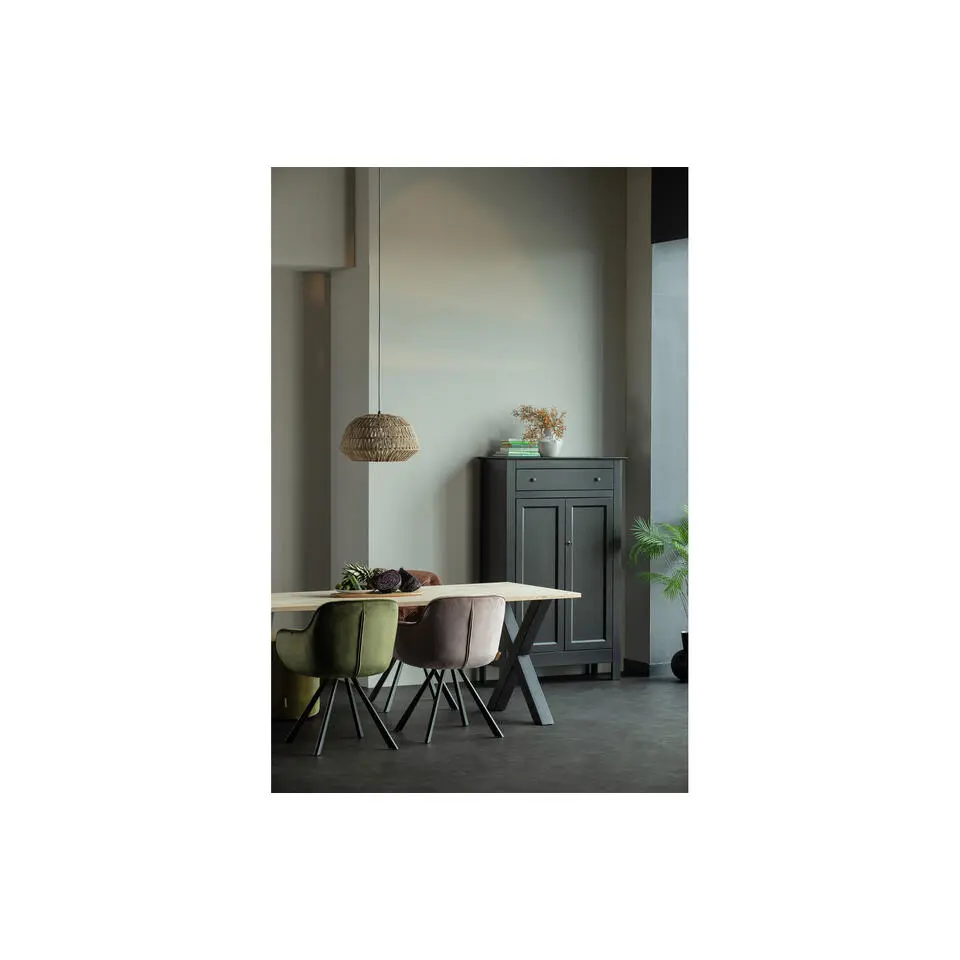 WOOOD Tablo Tafel met Alkmaar Poot - Eiken - 75x200x90