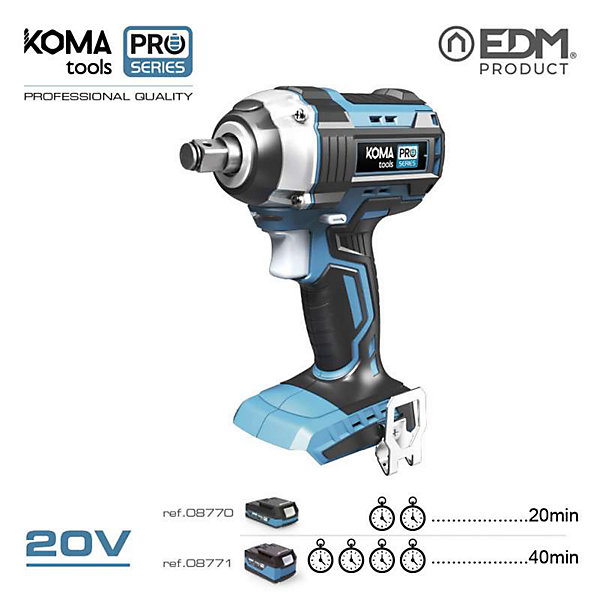 cle a choc KOMA TOOLS sans batterie 20.0 V