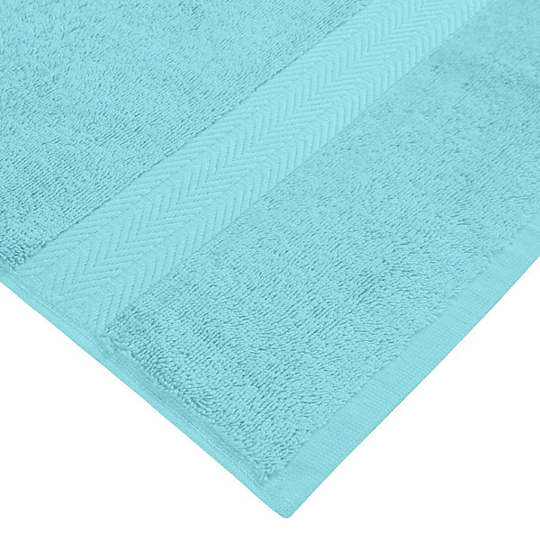Maxi drap de bain 550 g/m² Bleu Turquoise 100x150 cm LUXURY