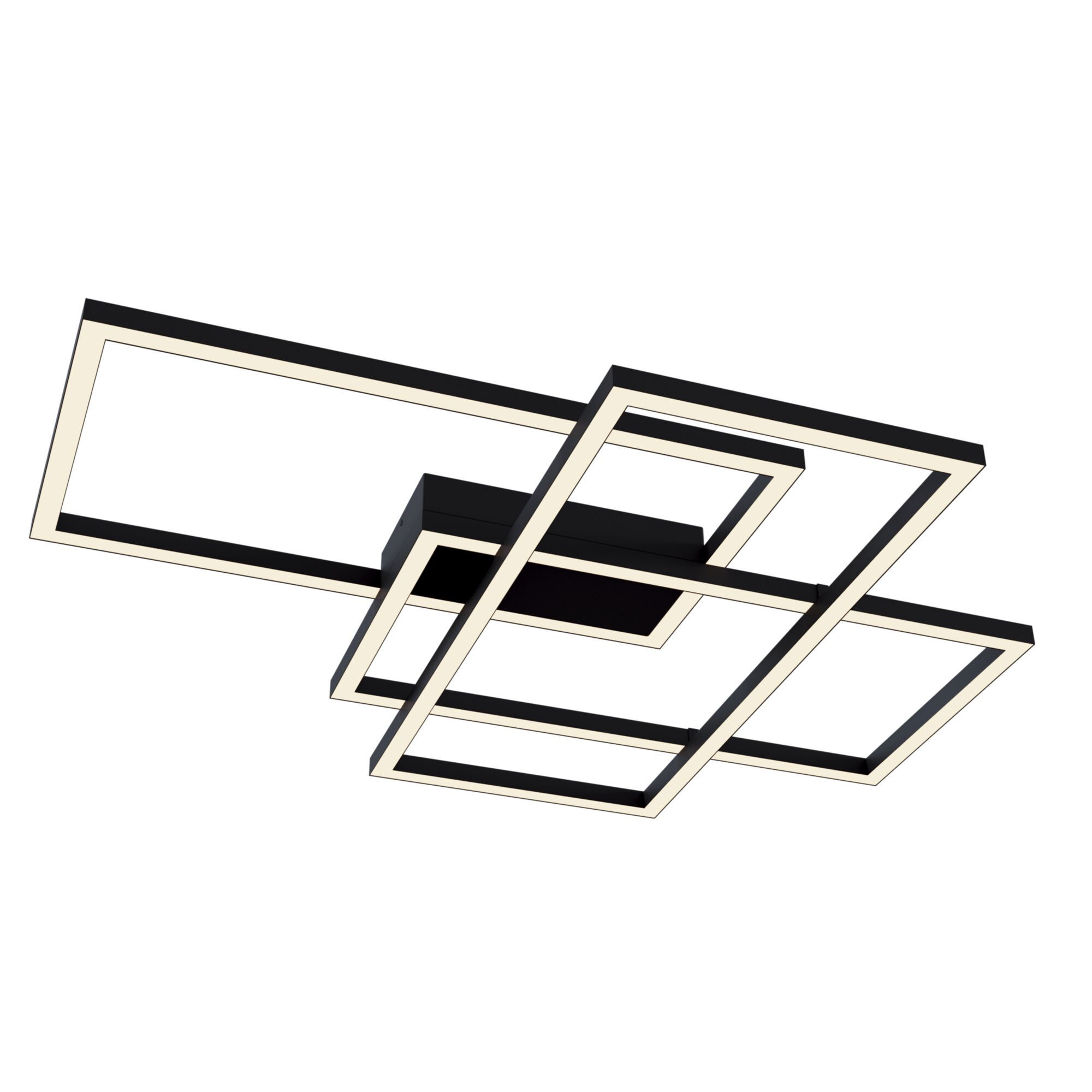 Lampa sufitowa LINE czarno-biała LED 3x80W Ciepła biel 4100lm Maytoni
