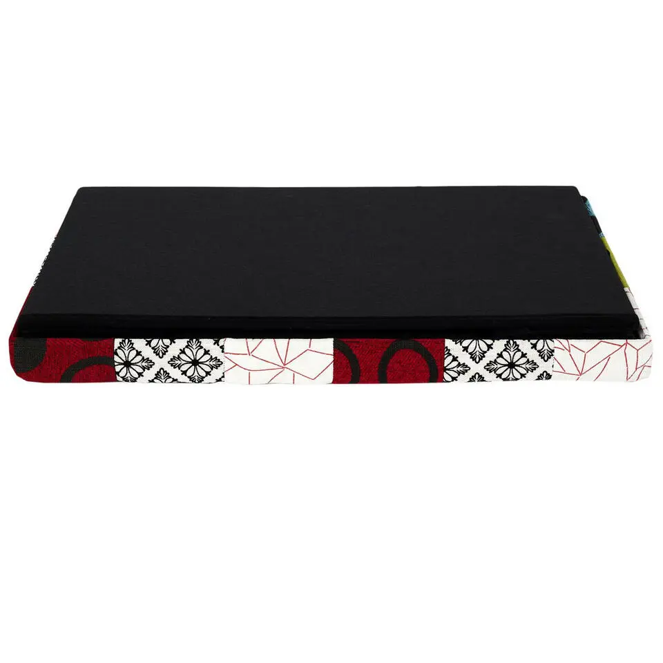 Home Deco Poef Multi color Tile - opbergbox - 76 x 38 cm