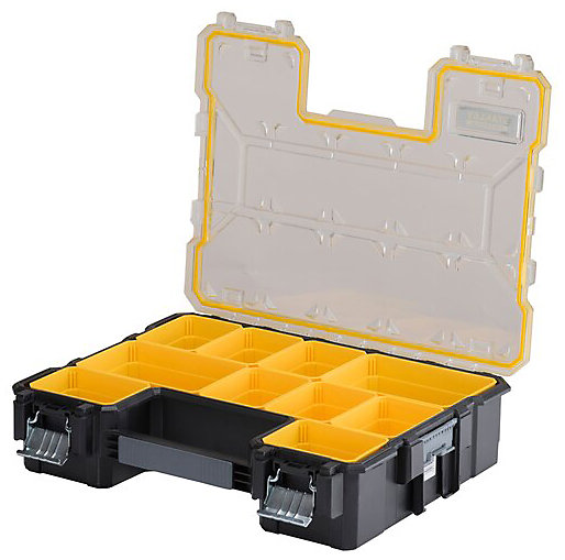 Organiseur étanche Fatmax profondeur 106mm - 10 compartiments amovibles - Stanley Fatmax -1-97-518