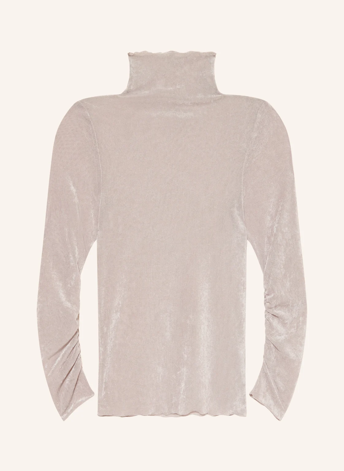 LUISA CERANO Rollkragenshirt aus Mesh