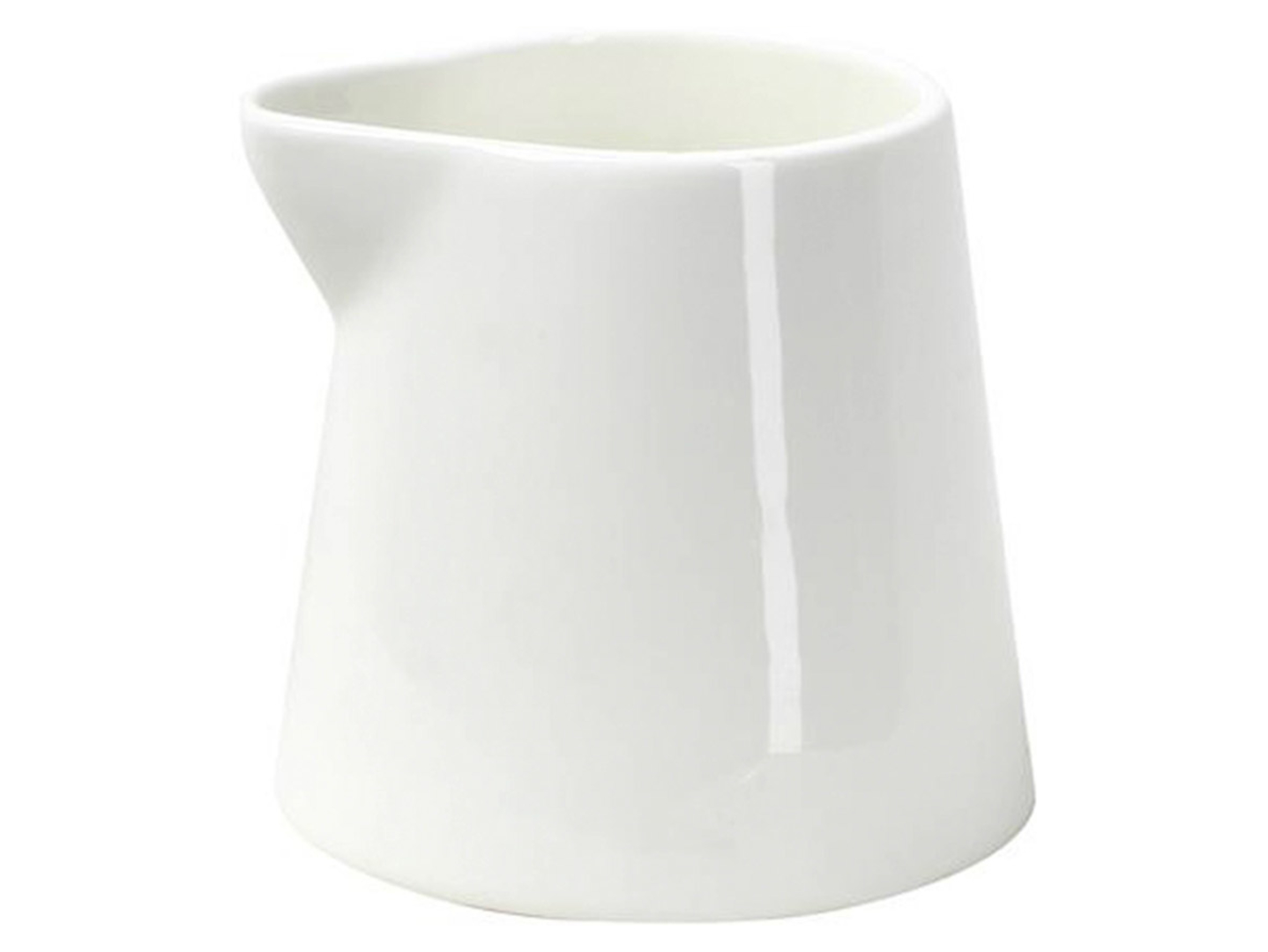 Mlecznik Kubiko/Fala porcelanowy 130 ml biały