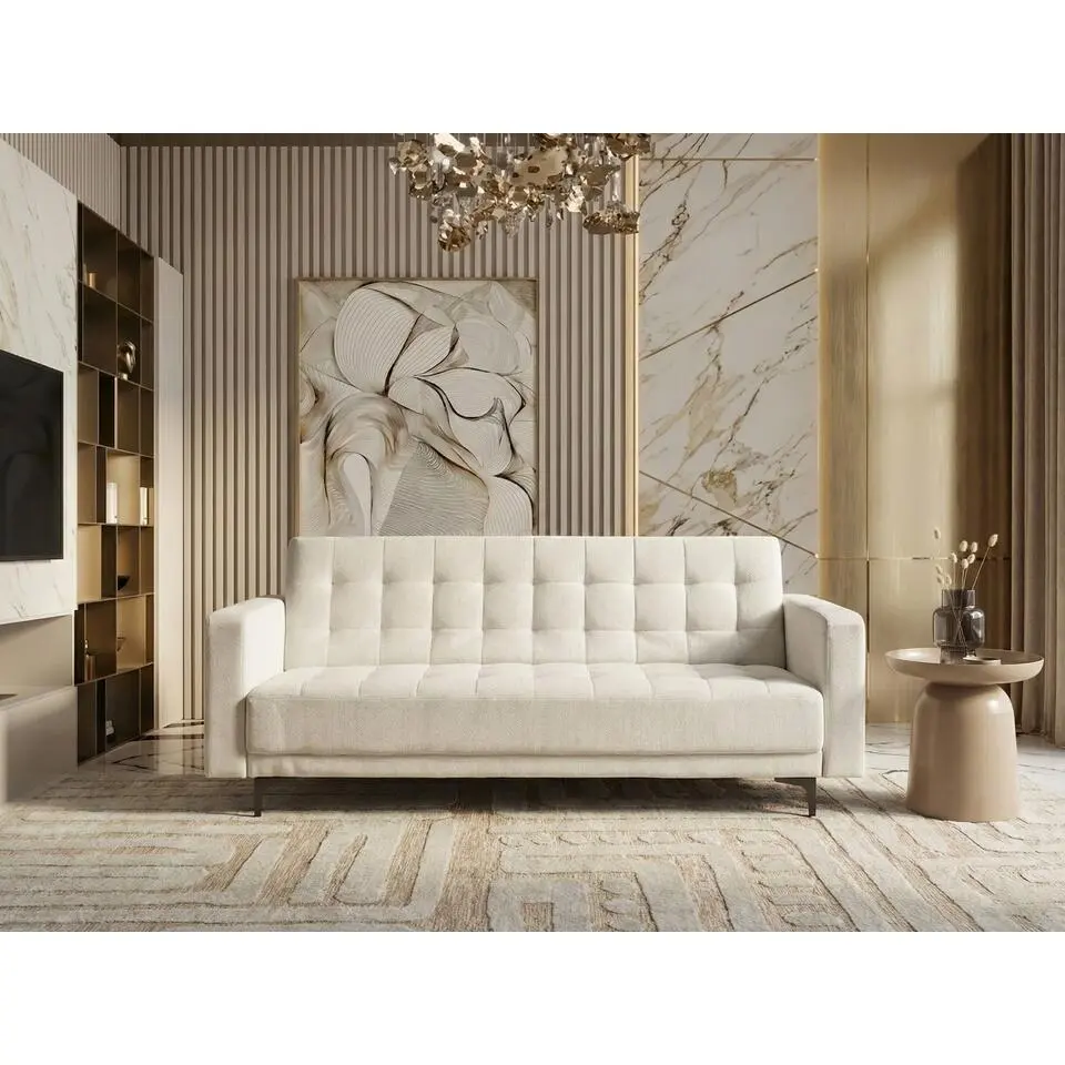 ABERDEEN - Driezitsbank - Off-white - Stof