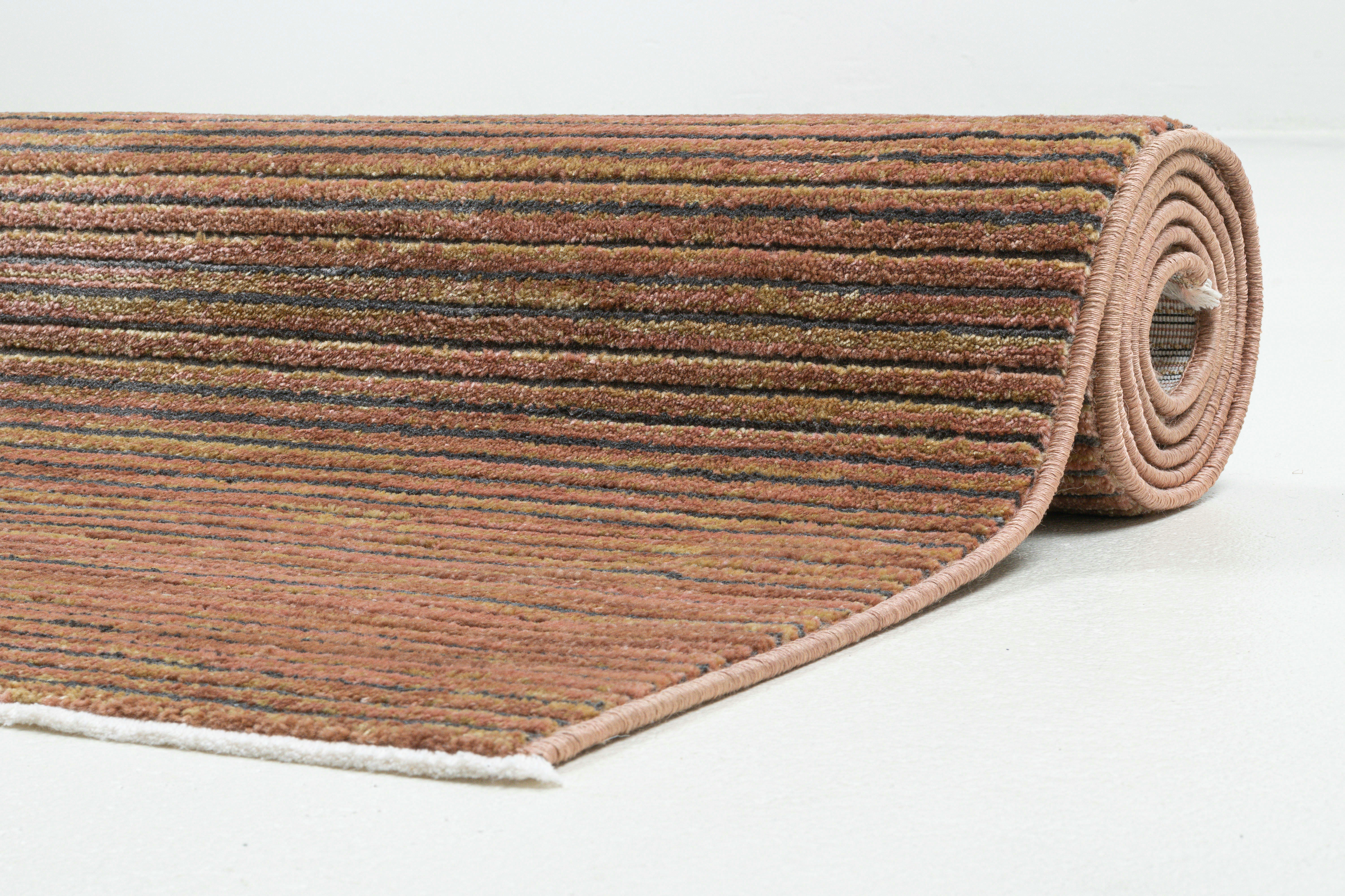 CORDULETTA - Tapis tissé à la machine en polypropylène - rouille 160x230 cm