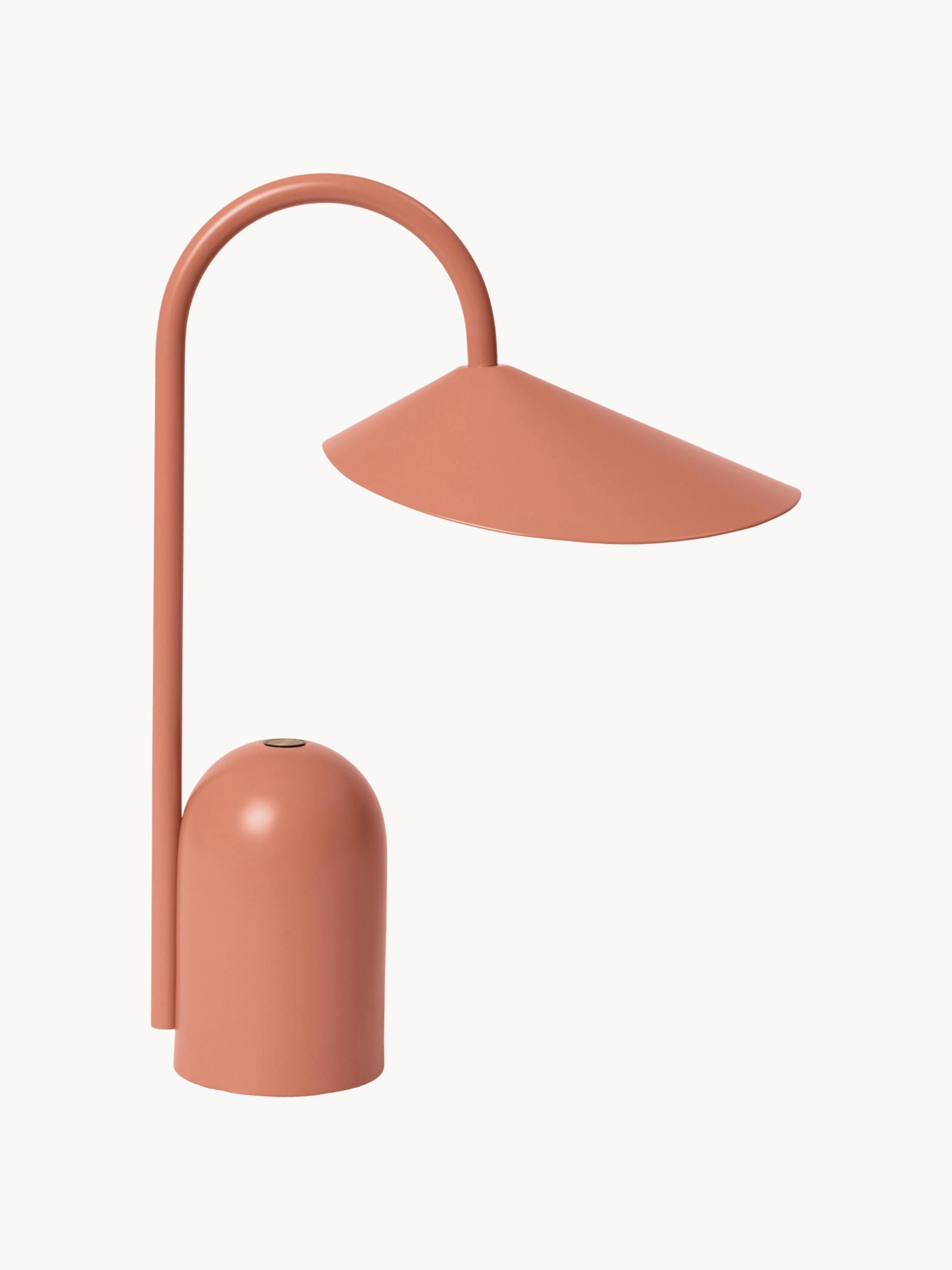 Kleine mobile LED-Tischlampe Arum, dimmbar