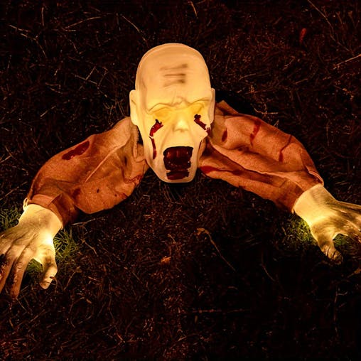 NNETM Glowing Zombie Groundbreaker Halloween Decoration