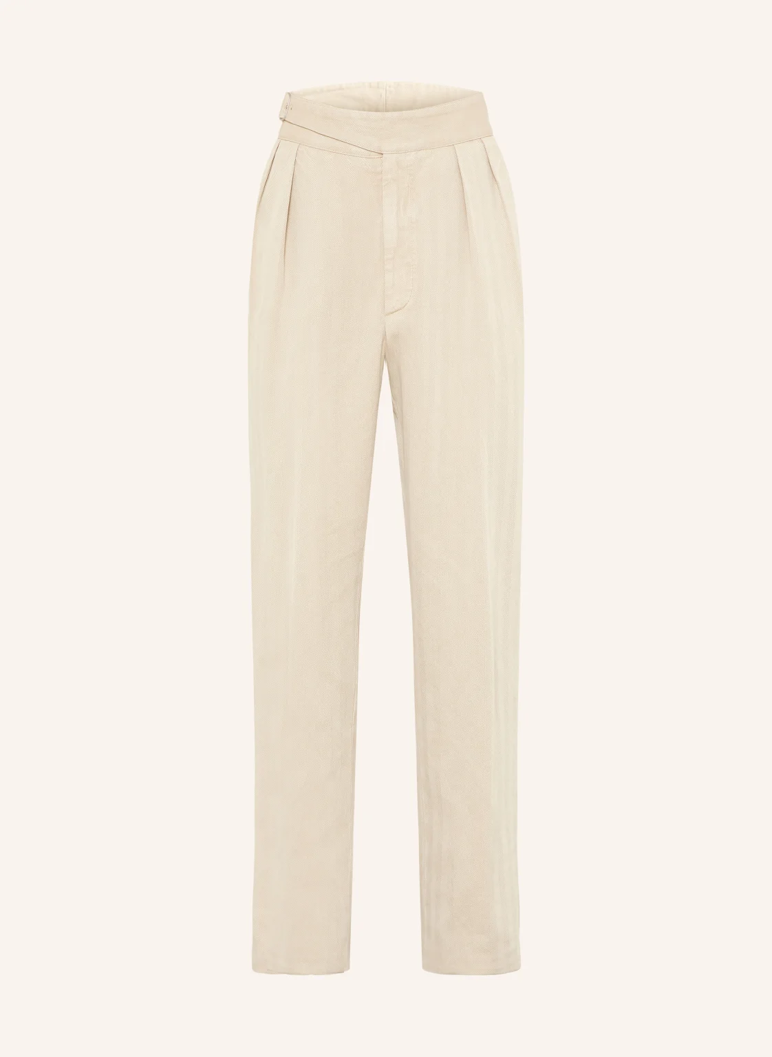 RALPH LAUREN PURPLE LABEL Hose Regular Fit mit Leinen