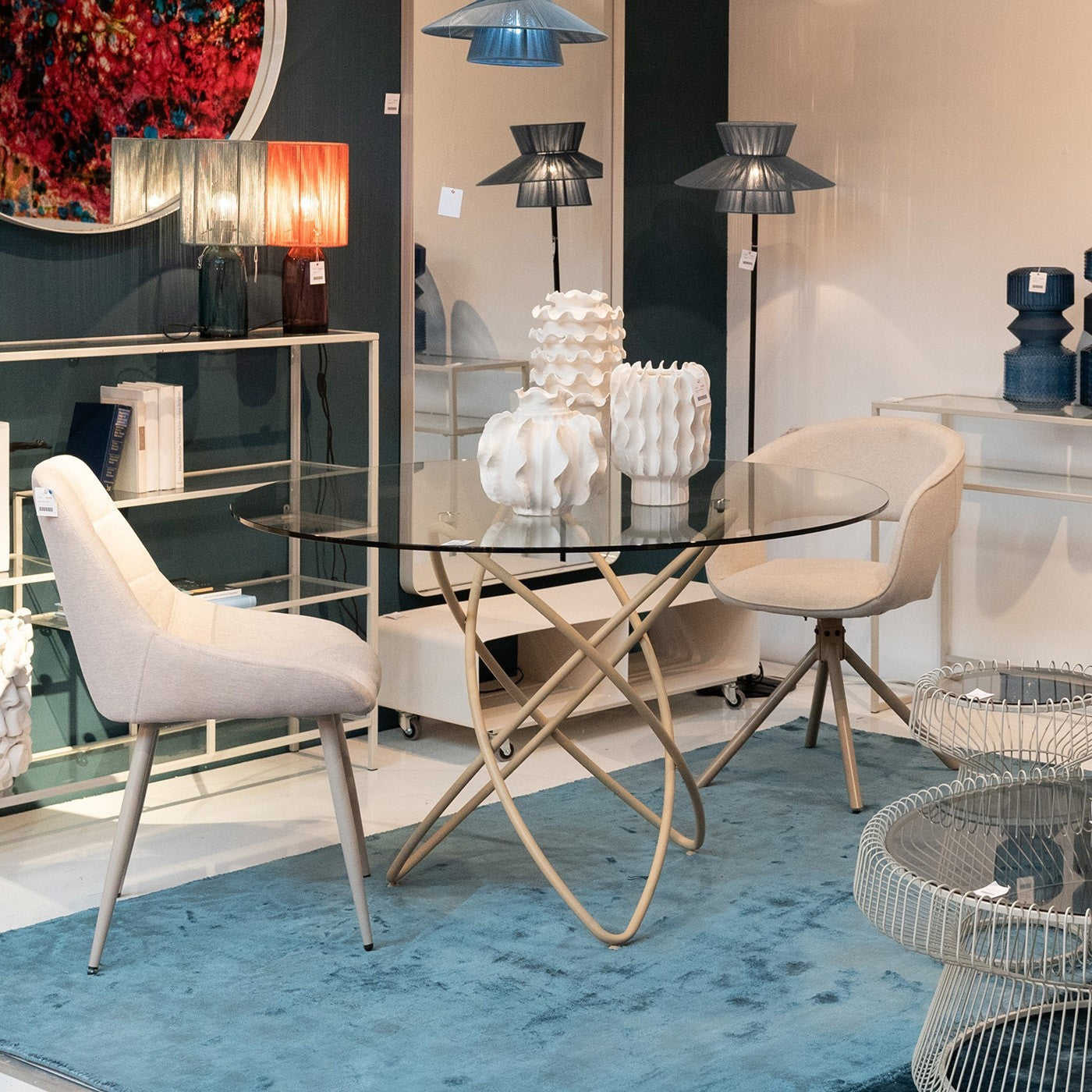 Kare Design Viento Vaas - wit - 39cm