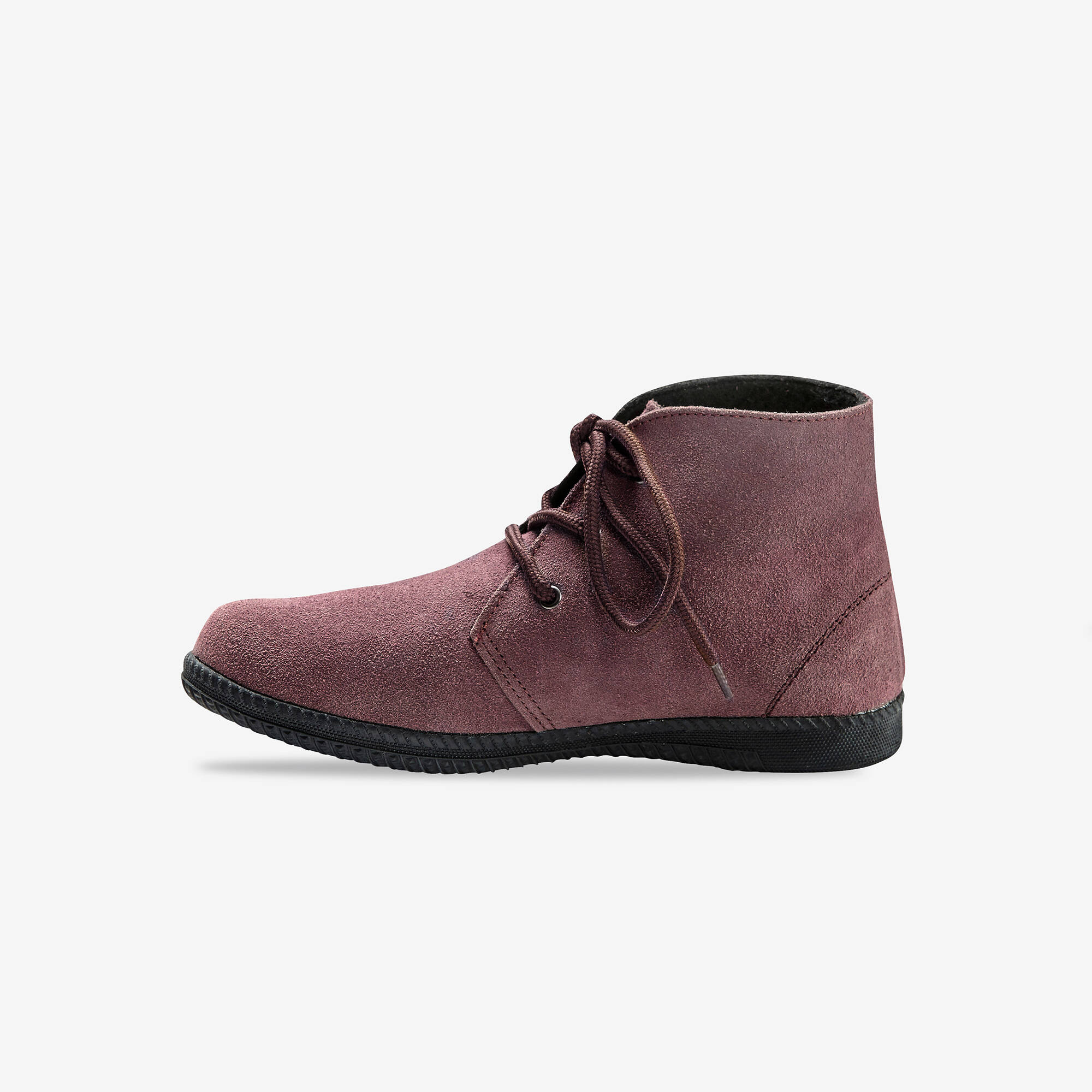 Bottines à lacet en cro&ucirc;te de cuir