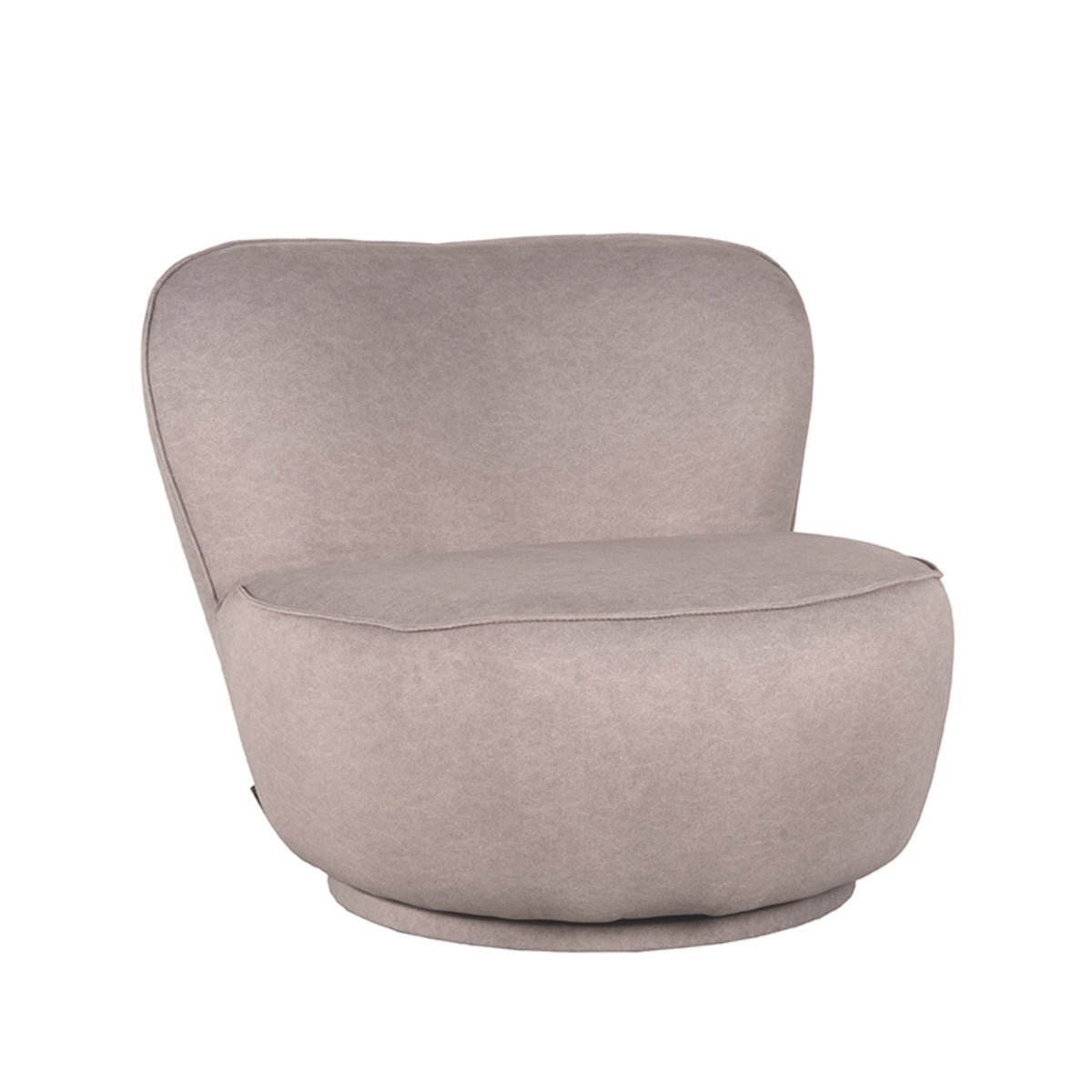 LABEL51 Fauteuil Bunny - Taupe - Draaibaar - 92x75x73cm