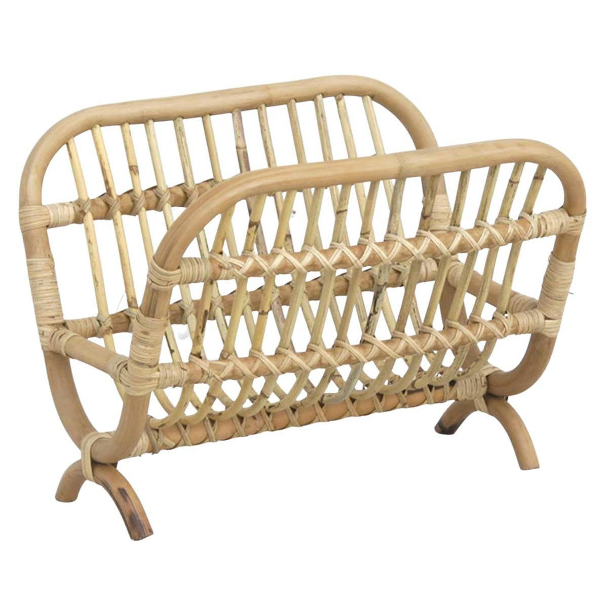 - Porte-revues en rotin