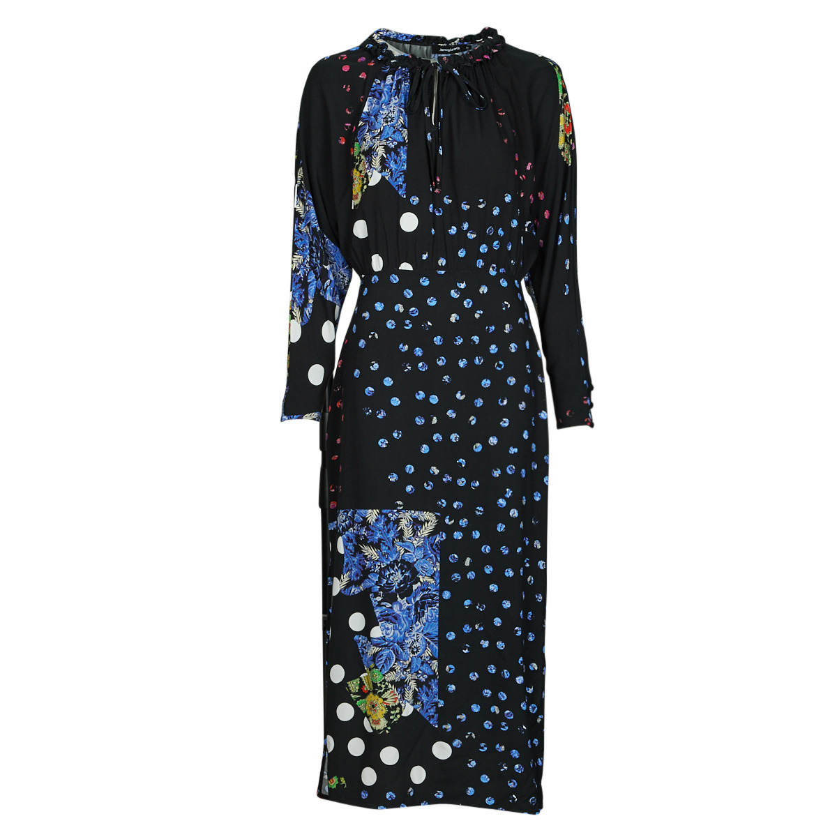 Desigual - DOTS - Black / White / Blue