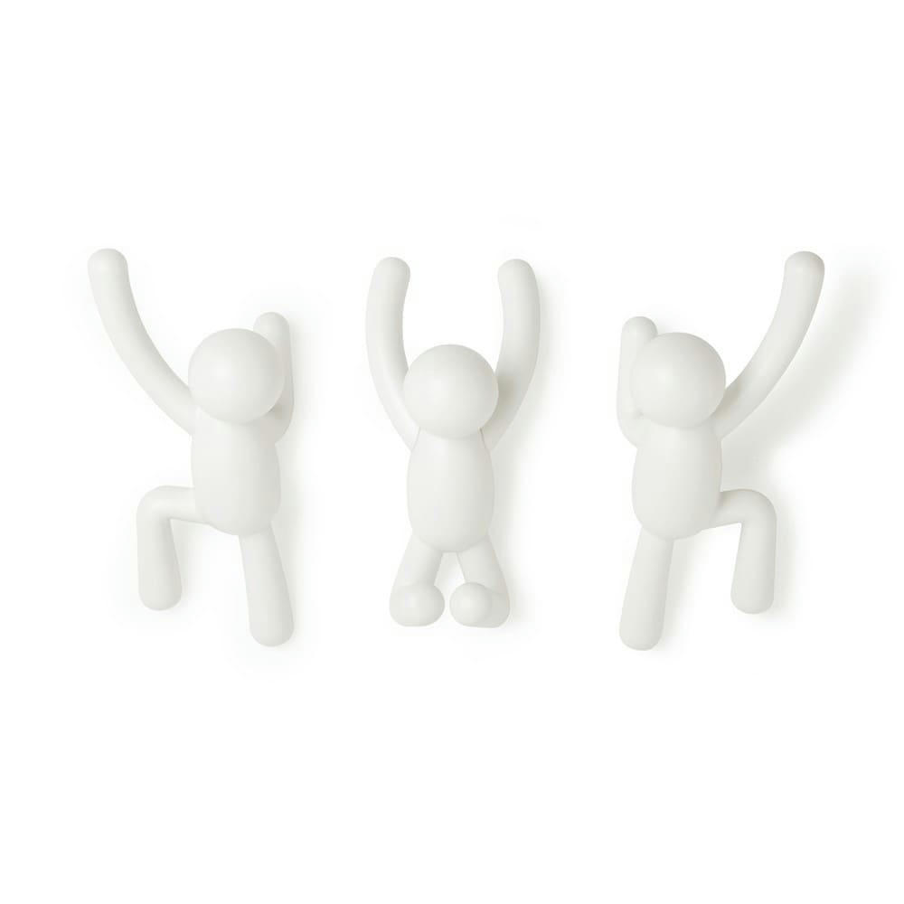 BUDDY - Patère buddy pvc blanc