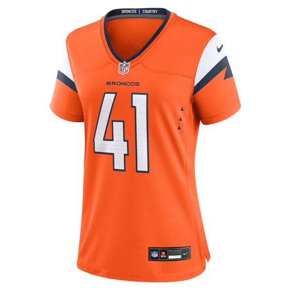 Drew Sanders Denver Broncos Nike Women's Team Game Jersey -  Orange