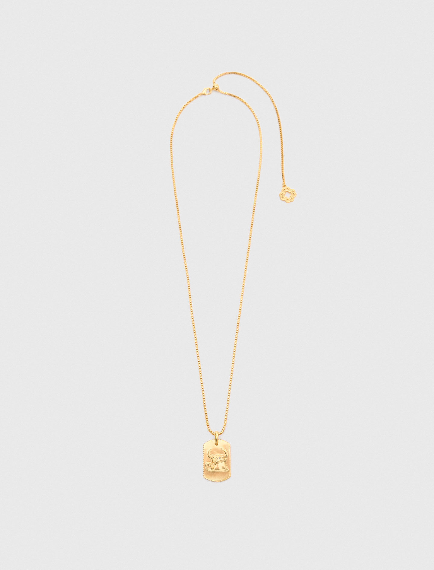Collier plaque signe du zodiaque