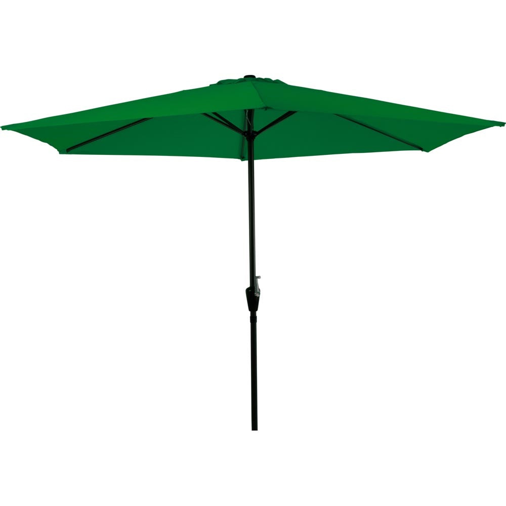 Lesli Living push-up parasol Gemini - groen - Ø300cm