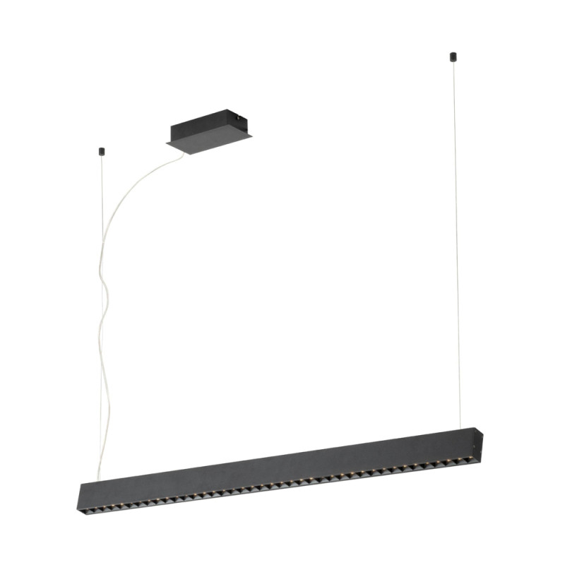 Suspension LED Termini noire dimmable 30,5 W et 2 x 7,75 W EGLO