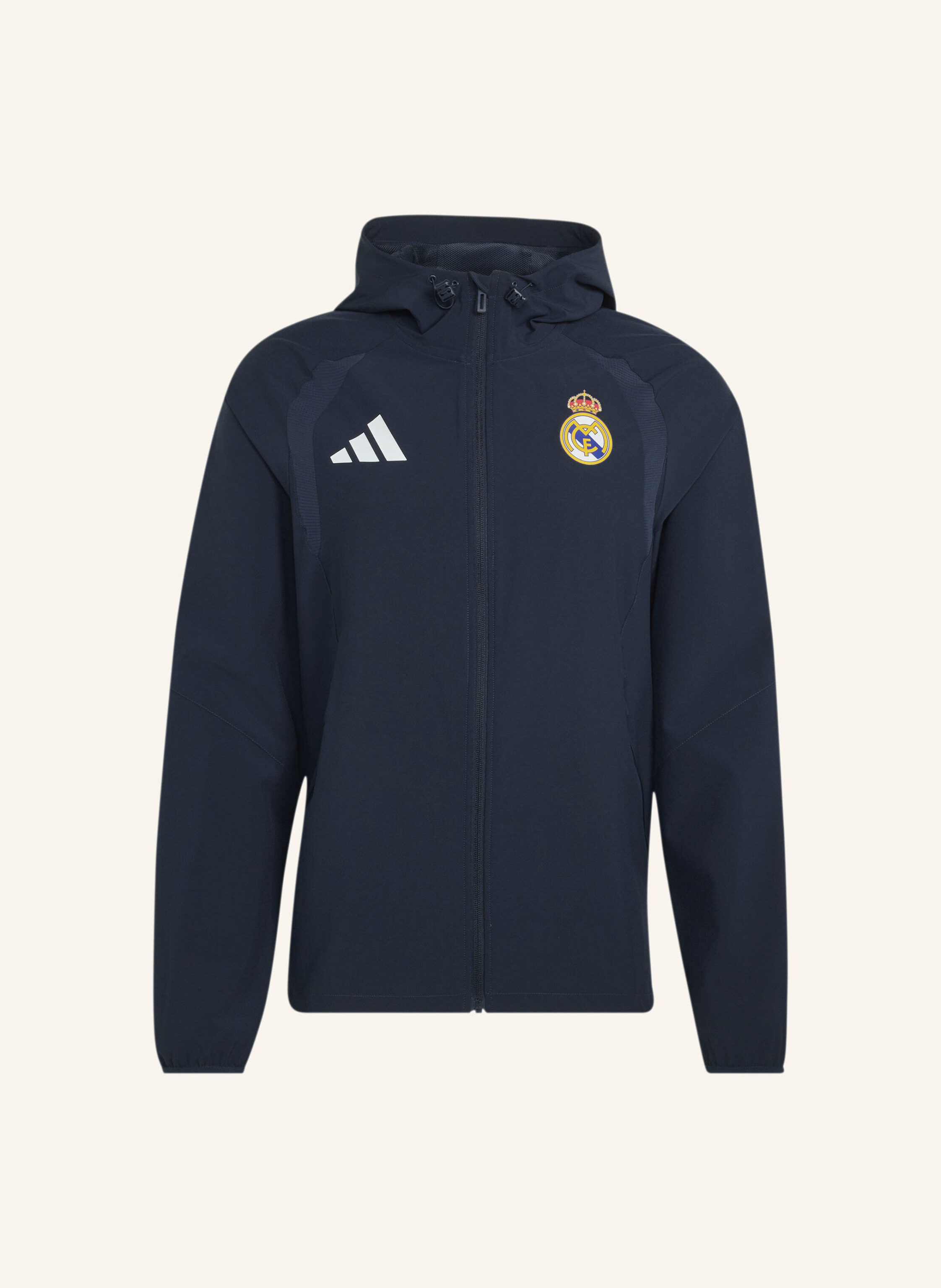 adidas REAL MADRID TIRO TRAVEL WINDBREAKER, DURCHGEHENDER REISSVERSCHLUSS