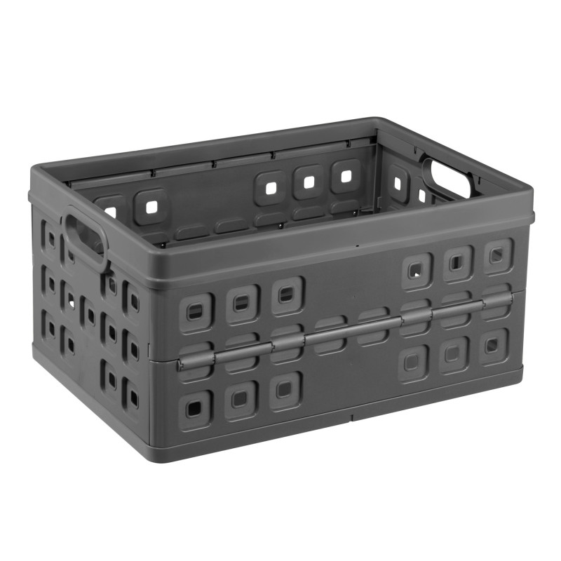 Box de rangement pliant Square anthracite 46 L SUNWARE