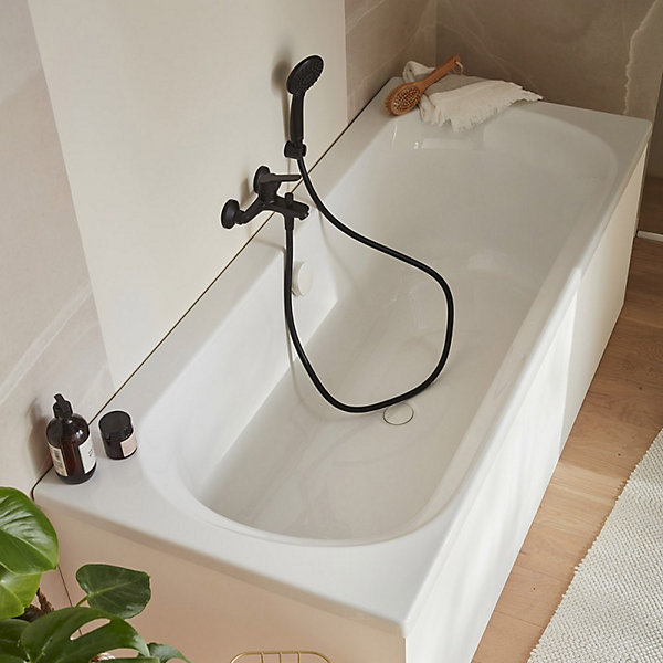 Pack baignoire droite 180 X 80 JACOB DELAFON Elise   pare bain struktura