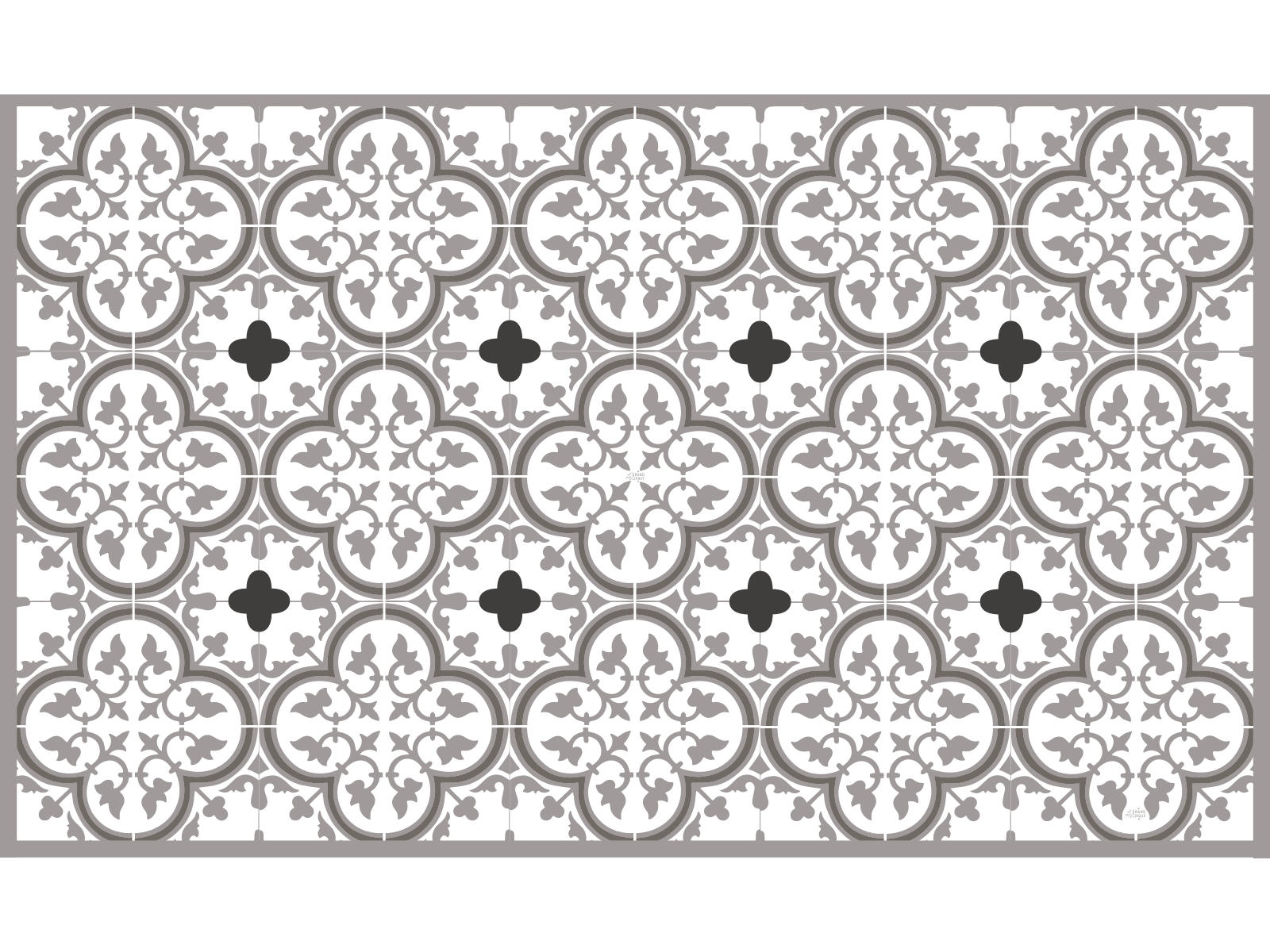 - Tapis vinyle tuileries moka 100x160cm