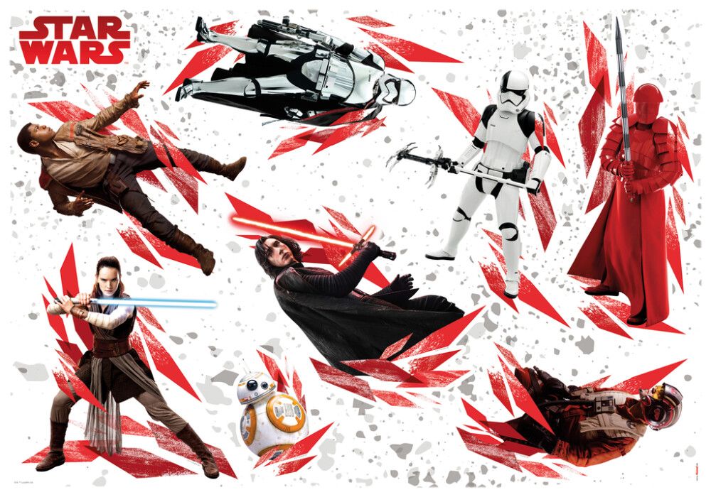 FOTOTAPET KOMAR LAST JEDI I BOKS 50 X 70 CM
