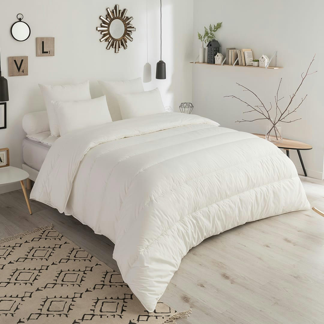 - Couette Enveloppe Coton Bio - Bien-être CHAUDE 240x260 cm - DODO