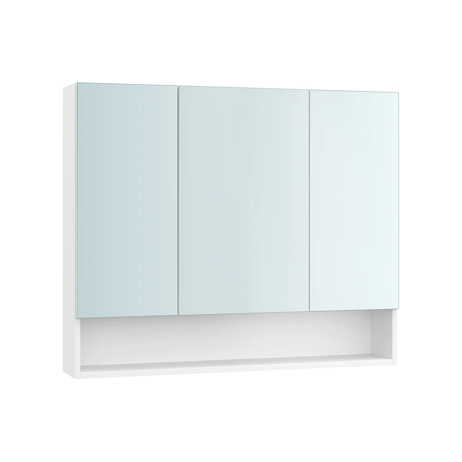 Armoire de Salle de Bain avec Portes Miroir
