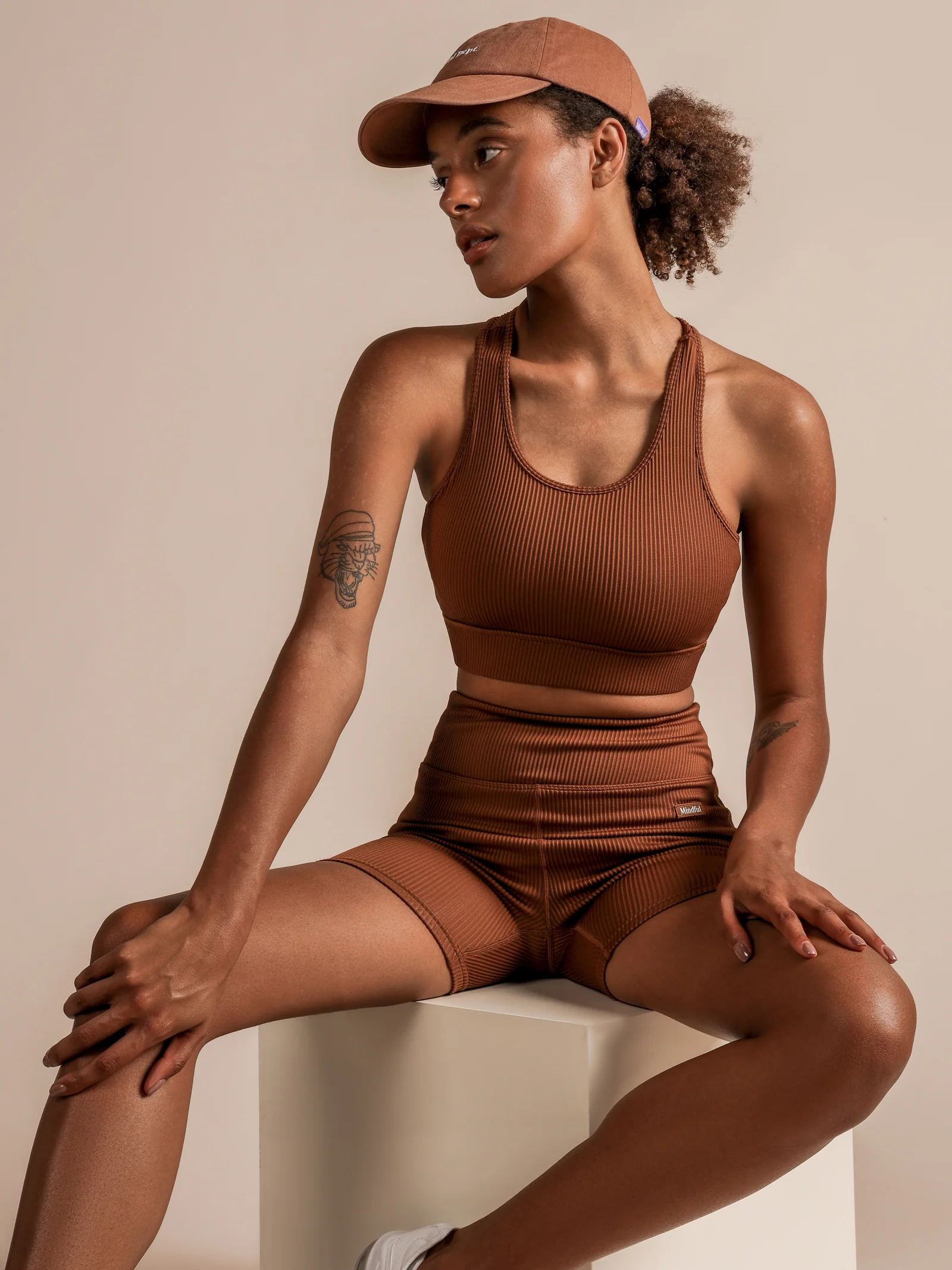 Ribbed Comfort Bike Shorts