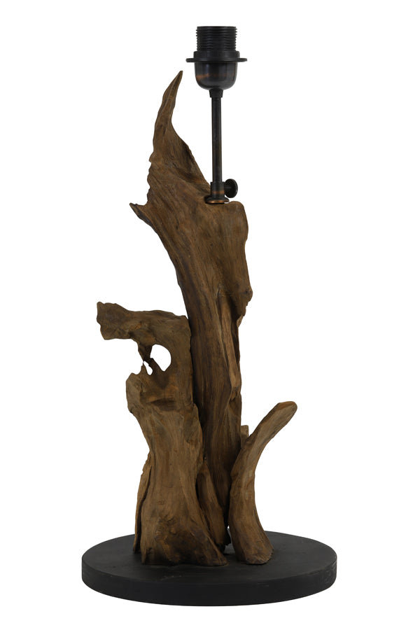 Light & Living lampvoet IKAL - Ø25x50cm - bruin