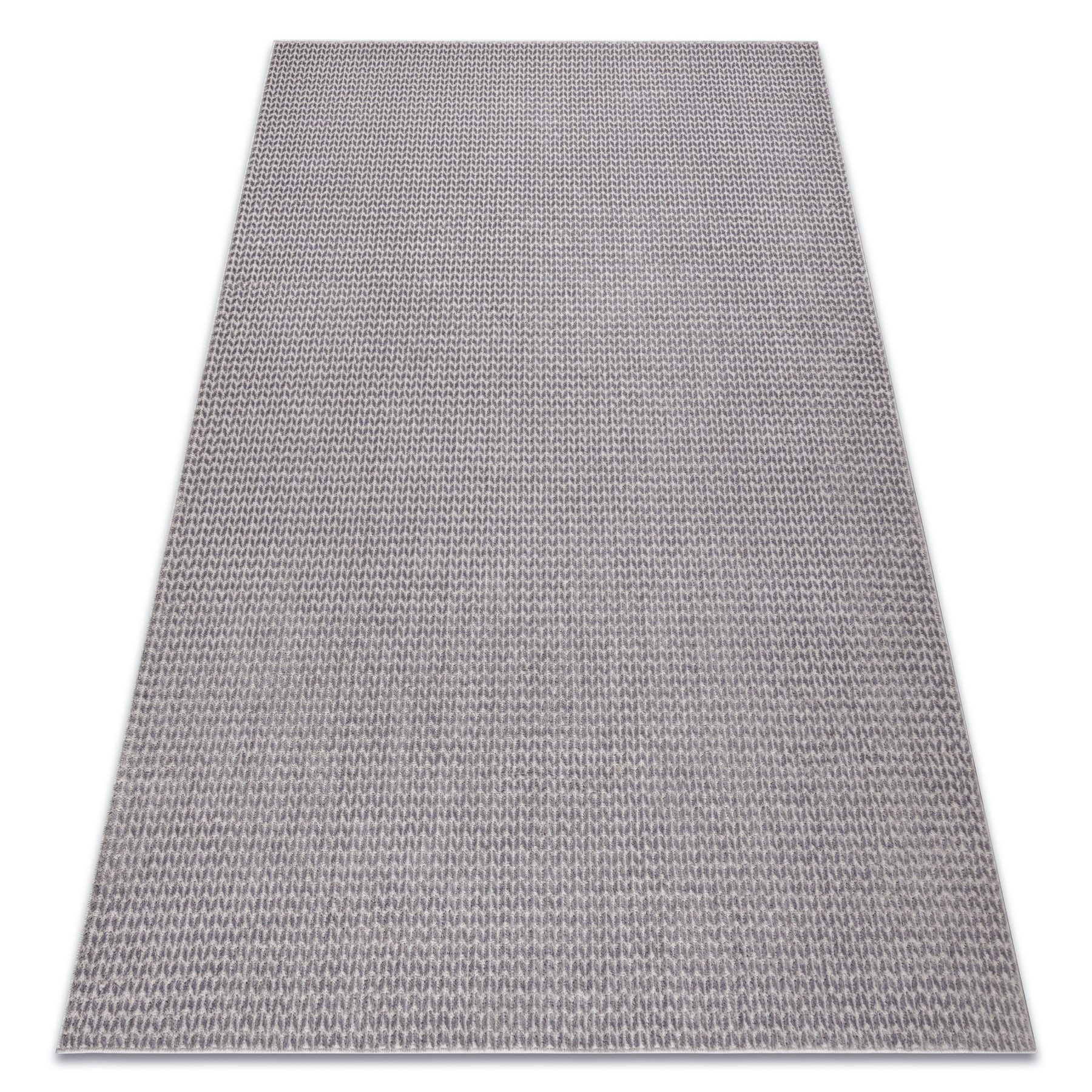 Dywan AURA E9787 szary - Jodełka, chevron, strukturalny, 80x150 cm
