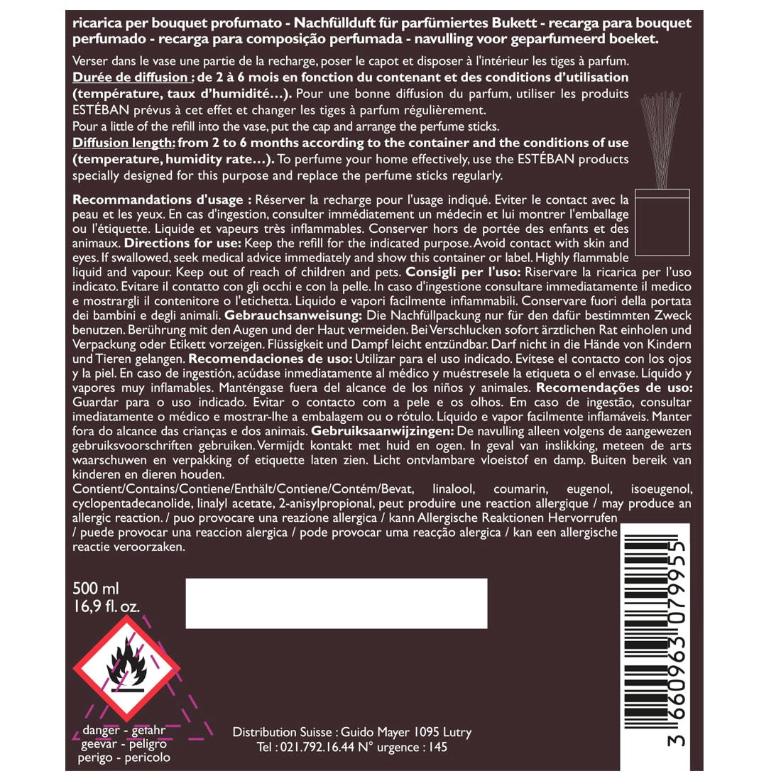 LÉGENDES D'ORIENT - Recharge bouquet 500ml