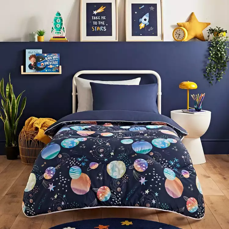 Night Lark Junior Space Adventure 4.5 Tog Duvet Set - Single