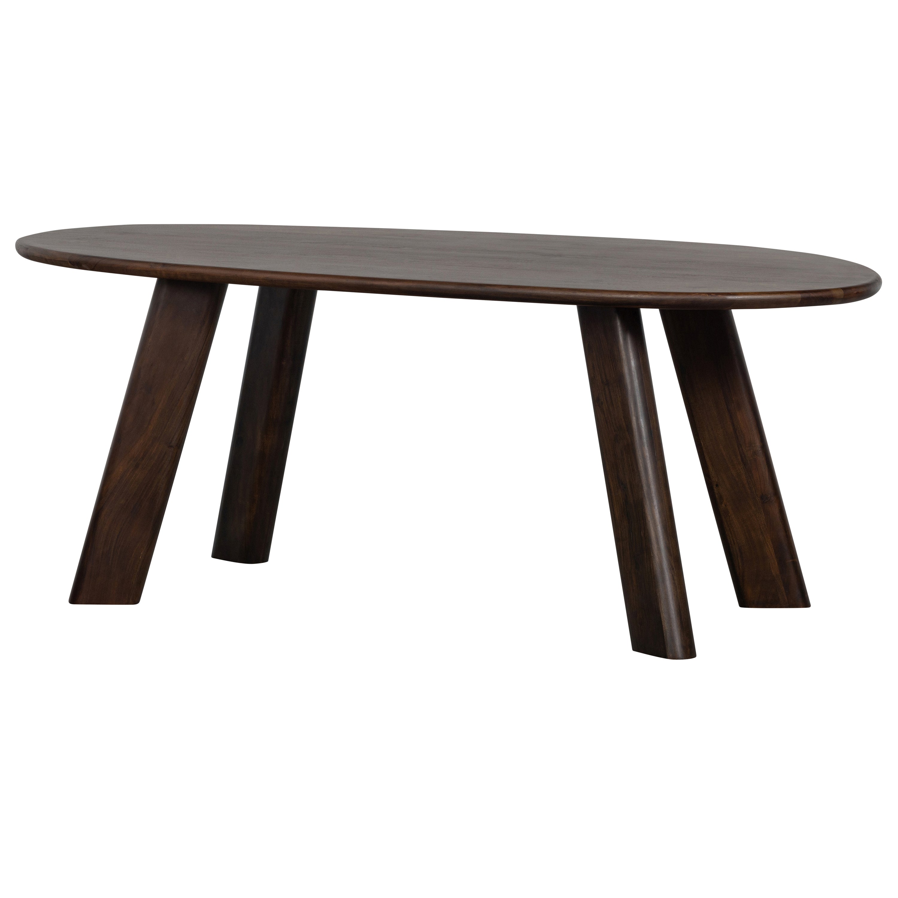 WOOOD Roundly Eettafel - B 200 x D 100 cm